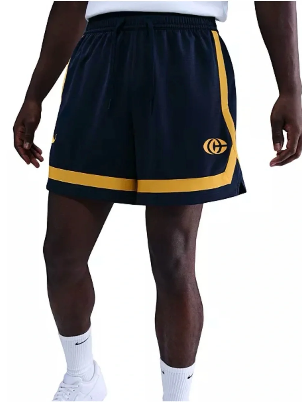 Nike Navy and Gold Athletic Shorts